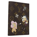 LOUIS VUITTON Christmas Vivienne Couverture Passport Passport Case Auth 132776M-1