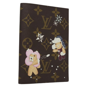 LOUIS VUITTON Christmas Vivienne Couverture Passport Passport Case Auth 132776M