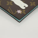 LOUIS VUITTON Christmas Vivienne Couverture Passport Passport Case Auth 132776M-15