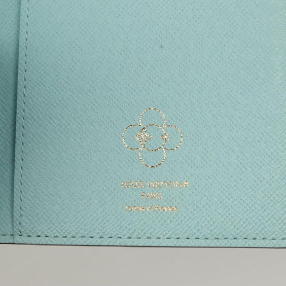 LOUIS VUITTON Christmas Vivienne Couverture Passport Passport Case Auth 132776M