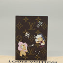 LOUIS VUITTON Christmas Vivienne Couverture Passport Passport Case Auth 132776M-12