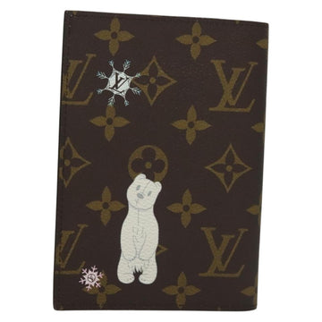 LOUIS VUITTON Christmas Vivienne Couverture Passport Passport Case Auth 132776M - 0