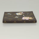 LOUIS VUITTON Christmas Vivienne Couverture Passport Passport Case Auth 132776M-4