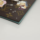 LOUIS VUITTON Christmas Vivienne Couverture Passport Passport Case Auth 132776M-14
