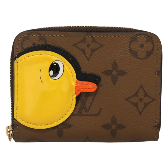 LOUIS VUITTON Eclipse Reverse Sun Yitian Zippy Coin Purse M83690 LV Auth 132779