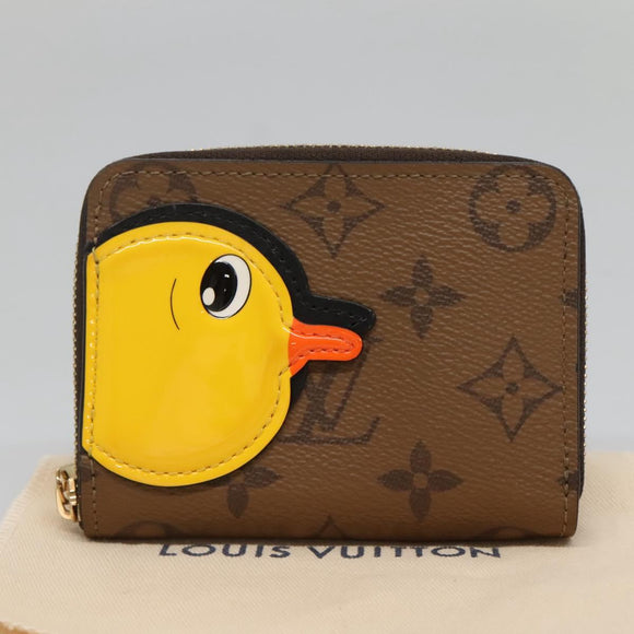 LOUIS VUITTON Eclipse Reverse Sun Yitian Zippy Coin Purse M83690 LV Auth 132779