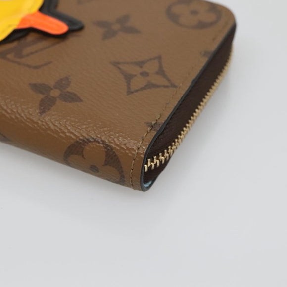 LOUIS VUITTON Eclipse Reverse Sun Yitian Zippy Coin Purse M83690 LV Auth 132779