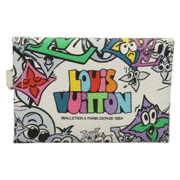 LOUIS VUITTON Monogram Comics Trio Envelope Pouch Multicolor M82014 Auth 132781M