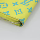 LOUIS VUITTON Playground Zippy Wallet Vertical Wallet Yellow M82005 Auth 132783-15