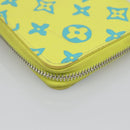 LOUIS VUITTON Playground Zippy Wallet Vertical Wallet Yellow M82005 Auth 132783-16