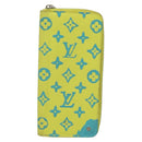 LOUIS VUITTON Playground Zippy Wallet Vertical Wallet Yellow M82005 Auth 132783-13