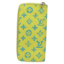 LOUIS VUITTON Playground Zippy Wallet Vertical Wallet Yellow M82005 Auth 132783-2