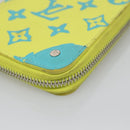 LOUIS VUITTON Playground Zippy Wallet Vertical Wallet Yellow M82005 Auth 132783-7