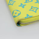 LOUIS VUITTON Playground Zippy Wallet Vertical Wallet Yellow M82005 Auth 132783-14