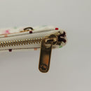 LOUIS VUITTON Multicolor Pochette Mira MM Pouch White M60096 LV Auth 132784-8