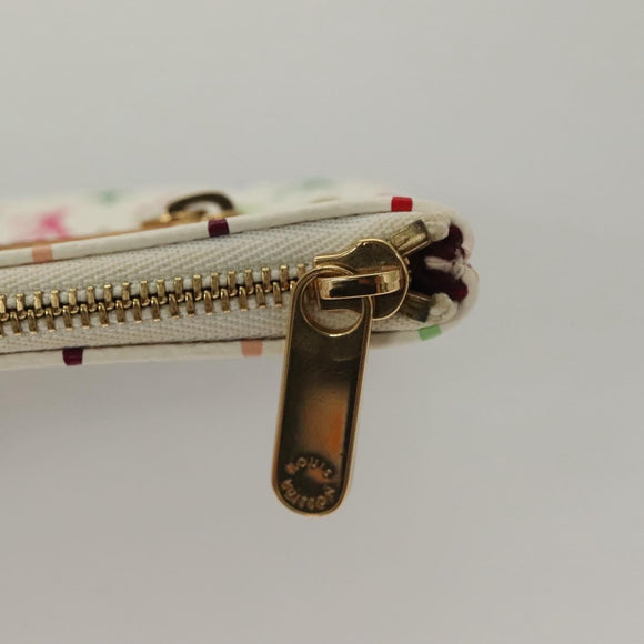 LOUIS VUITTON Multicolor Pochette Mira MM Pouch White M60096 LV Auth 132784