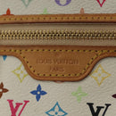 LOUIS VUITTON Multicolor Pochette Mira MM Pouch White M60096 LV Auth 132784-9