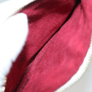 LOUIS VUITTON Multicolor Pochette Mira MM Pouch White M60096 LV Auth 132784-11