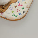 LOUIS VUITTON Multicolor Pochette Mira MM Pouch White M60096 LV Auth 132784-7