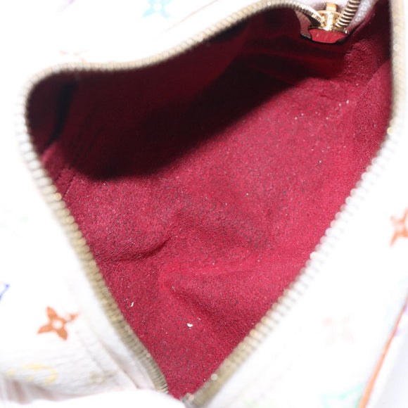 LOUIS VUITTON Monogram Multicolor Trousse Wapity White M58033 LV Auth 132787
