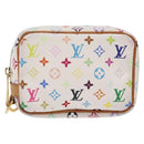 LOUIS VUITTON Monogram Multicolor Trousse Wapity White M58033 LV Auth 132787-13