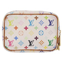 LOUIS VUITTON Monogram Multicolor Trousse Wapity White M58033 LV Auth 132787-2