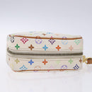 LOUIS VUITTON Monogram Multicolor Trousse Wapity White M58033 LV Auth 132787-5