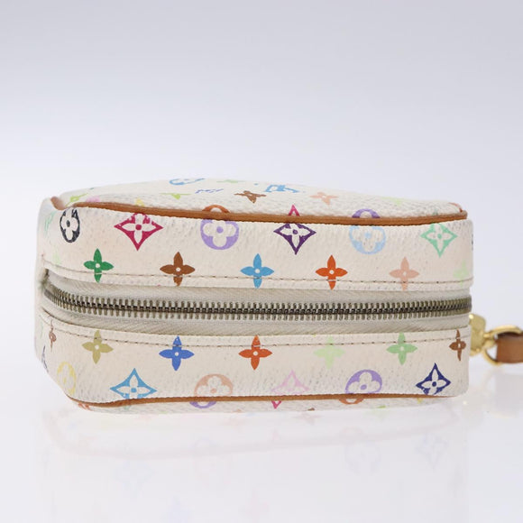 LOUIS VUITTON Monogram Multicolor Trousse Wapity White M58033 LV Auth 132787