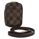LOUIS VUITTON Damier Ebene Etui Okapi PM Pouch N61738 LV Auth 132788-1