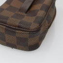 LOUIS VUITTON Damier Ebene Etui Okapi PM Pouch N61738 LV Auth 132788-15