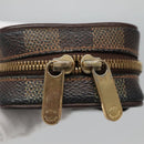 LOUIS VUITTON Damier Ebene Etui Okapi PM Pouch N61738 LV Auth 132788-8