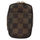 LOUIS VUITTON Damier Ebene Etui Okapi PM Pouch N61738 LV Auth 132788-13