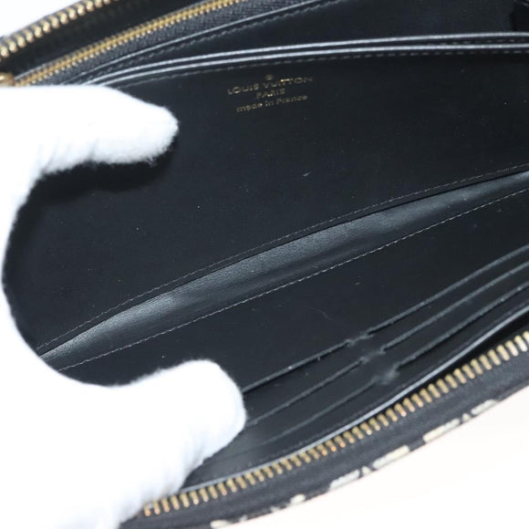 LOUIS VUITTON Monogram Jaguar Preowned 1854 Zippy Wallet M80324 LV Auth 132789