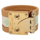 LOUIS VUITTON Monogram Multicolor Cerule Bracelet White M92593 LV Auth 132793V-2