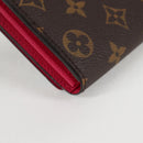 LOUIS VUITTON Monogram 2015 Christmas Portefeuille Sarah M61359 LV Auth 132795SAV-16