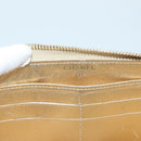 CHANEL Matelasse Long Wallet Leather Silver CC Auth 132807-14