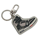 LOUIS VUITTON Monogram Eclipse Porte Cles LV Trainer Charm M68866 Auth 132811M-1