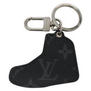 LOUIS VUITTON Monogram Eclipse Porte Cles LV Trainer Charm M68866 Auth 132811M-3