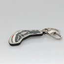 LOUIS VUITTON Monogram Eclipse Porte Cles LV Trainer Charm M68866 Auth 132811M-4