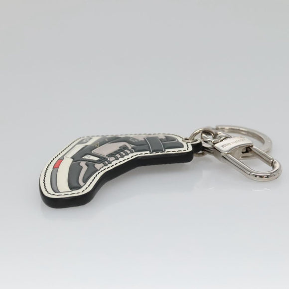 LOUIS VUITTON Monogram Eclipse Porte Cles LV Trainer Charm M68866 Auth 132811M