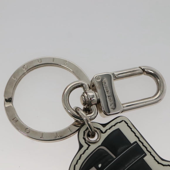 LOUIS VUITTON Monogram Eclipse Porte Cles LV Trainer Charm M68866 Auth 132811M