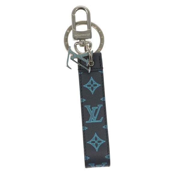 LOUIS VUITTON Monogram Shadow Porte Cles Dragonne Key Holder M82532 Auth 132813M