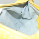 BOTTEGA VENETA INTRECCIATO Hobo Bag Leather Yellow Gold 115653 Auth 132816-20