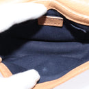 CELINE Shoulder Bag Leather Brown Auth 132824-17