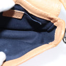 CELINE Shoulder Bag Leather Brown Auth 132824-18