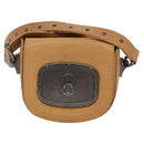 CELINE Shoulder Bag Leather Brown Auth 132824-2