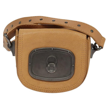 CELINE Shoulder Bag Leather Brown Auth 132824 - 0