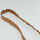 CELINE Shoulder Bag Leather Brown Auth 132824-8