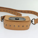 CELINE Shoulder Bag Leather Brown Auth 132824-9