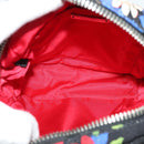 Miu Miu Shoulder Bag Canvas Black Gold Auth 132826-10